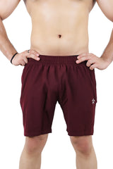 Midnight Maroon Dot Shorts