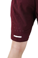 Midnight Maroon Dot Shorts