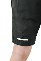 Midnight Charcoal Grey Dot Shorts