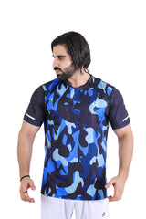 Navy Blue Camo T-Shirt